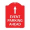 Signmission Designer Series Sign-Parking Sign & Post Kit, Red & White Aluminum Sign, 18" x 24", RW-1824-23366 A-DES-RW-1824-23366 - alternate 1